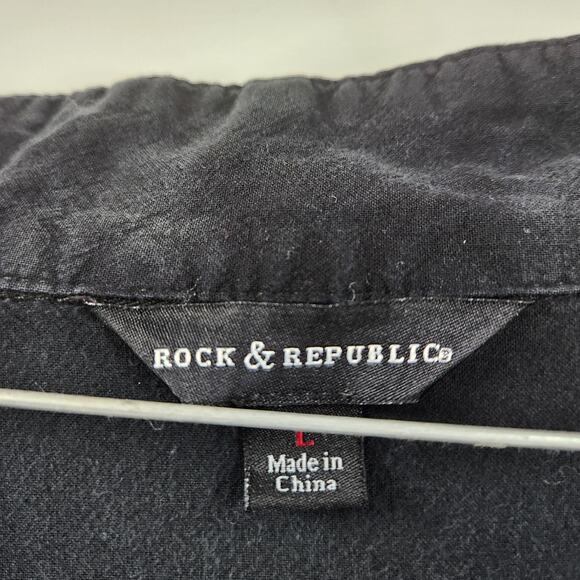 Rock & Republic Ombre Long Sleeve Top - Women's Large - Picture 4 of 5